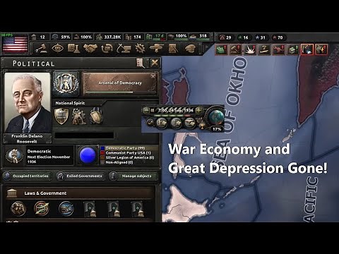 Fastest Way To Get To War Economy as USA - Hoi4 guides