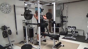 This is my new favorite squat workout...it's incredibly effective for safely pushing every single muscle fiber in your lower body to the absolute limit using a barbell squat. -- For more workouts like this, go to: http://www.metabolicmonsters.com --- And when I say "every single muscle fiber," I'm not kidding...we're targeting pretty much every rep range we can in order to hit slow twitch and both major types of fast twitch fibers. Nothing is spared and there is no mercy to be had. If that sound