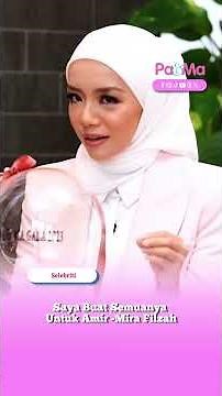 Rindu Tak Halang Mira Filzah Untuk Tetap Kerja