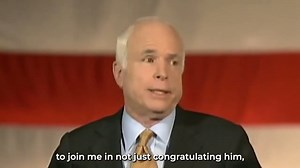 Senator John McCain’s concession speech 17 years ago is a reminder of the principles essential to keeping a democracy strong: “I urge all Americans who supported me to join me in offering our next president our good will and earnest effort to find ways to come together to find the necessary compromises to bridge our differences and help restore our prosperity, defend our security in a dangerous world, and leave our children and grandchildren a stronger, better country than we inherited.” #McCain