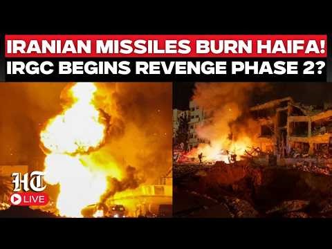 Iran Israel War Live | Iran Sets Israel's Oil Infra On 'Fire' | IRGC Begins Revenge Phase 2?