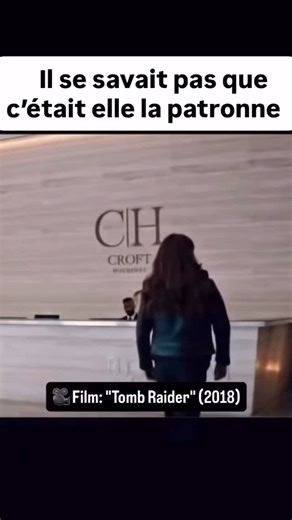 🎬 Tomb Raider (2018) 🏹🌍 📺 Genre : Action • Aventure ⏱ Durée : 118 min 🧠 Synopsis Lara Croft, une jeune femme déterminée et intrépide, refuse de reprendre l’entreprise familiale. Lorsque son père disparaît mystérieusement, elle part pour une aventure périlleuse sur une île oubliée. Armée de courage, d’ingéniosité et de son arc, Lara doit affronter des ennemis impitoyables et des pièges mortels pour découvrir la vérité sur la disparition de son père et son propre destin. ⚔️ 👥 Personnages pri