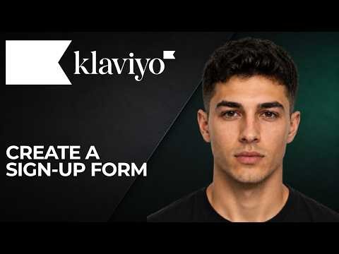 How to Create a Sign-Up Form in Klaviyo (2026 Step-by-Step Tutorial for Beginners)