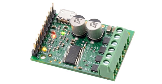Pololu - Tic 36v4 USB Multi-Interface High-Power Stepper Motor Controller (Connectors Soldered)