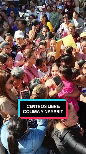 Este fin de semana estuvimos en Colima y Nayarit: entregamos Pensión Mujeres Bienestar e inauguramos Centros Libre.