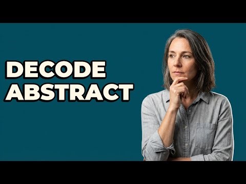 How Can We Identify Abstract Shapes?