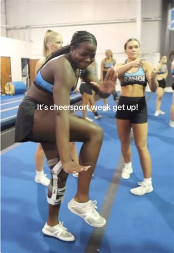 Comp week mood #cheersport #orangerays | orange rays