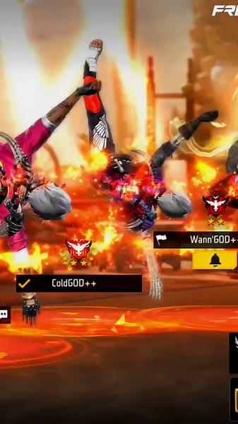 Axe God dan Cold God: Pertarungan dalam Free Fire