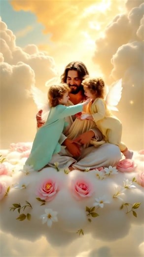 A Heavenly Embrace: Jesus and the Angels