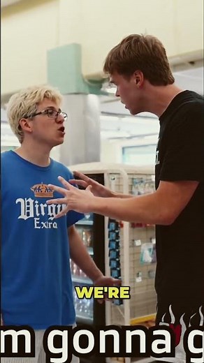 Screaming in stores prank🤣
