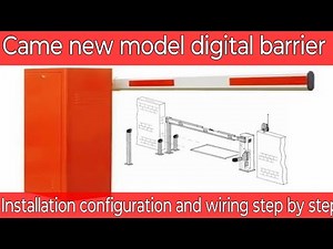 Came digital barrier #azinfo Came new model barrier