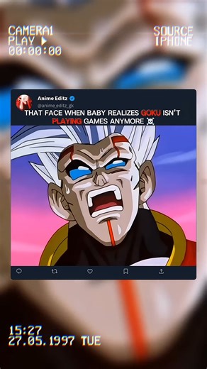 33K views · 1.8K reactions | BABY VEGETA'S EYES WIDE OPEN AS SSJ4 GOKU GOES BEAST MODE ☠️ #dragonball #dragonballsuper #dbz | AuraAnime | Facebook