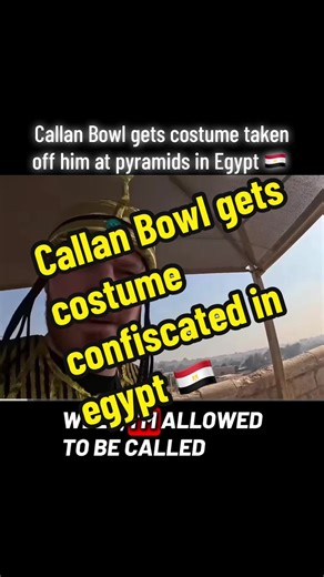 Costume Confiscation at Egypt's Pyramids