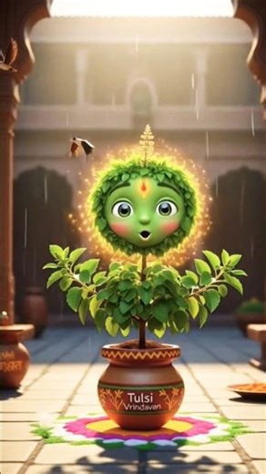Spiritual importance of Tulsi🙏🏻| Secrets of wealth, peace and positive energy #aa23 #aivideo #bhakti