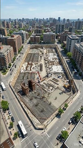 High-Rise Construction Transformation | Ground to Tower#HighRise #Construction #TimeLapse#architect