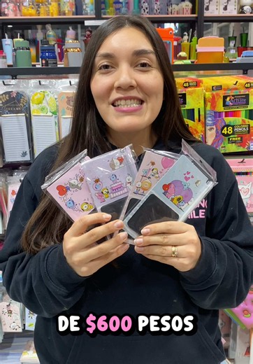 Post it BTS negro con lápiz | papelería kawaii por mayor