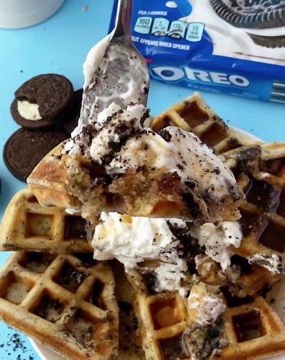 Delicious Oreo Waffles Recipe