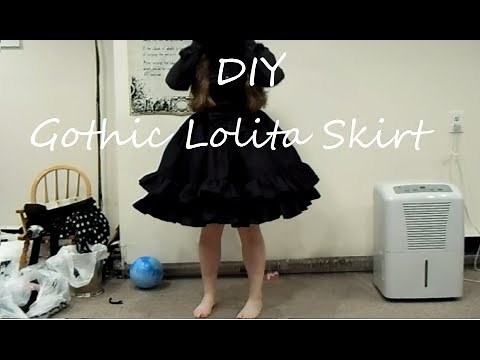 DIY Gothic Lolita Skirt
