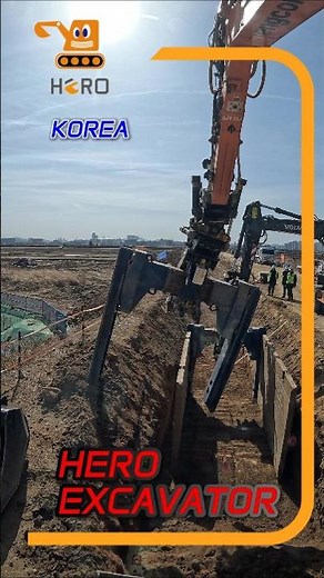 사람없이 흙막이 설치하는 방법👌👍🇰🇷