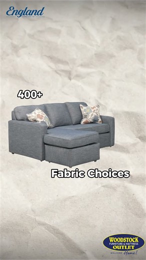 This Sofa's Ottoman Moves to Either Side