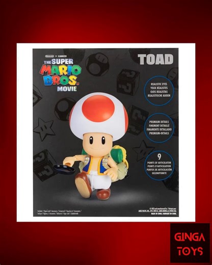 Toadstool vibes are all the rage! 🍄✨ Meet your new best-selling collectible: The Super Mario Bros. Movie 5 Toad Figure! Standing vibrantly at just £16.95, this adorable piece features intricate details that elevate your action figure game. 🎮🧸 Whether you're a lifelong fan or just looking to brighten your shelf, Toad brings a whimsical touch to any space. His friendly smile and playful pose are perfect for sparking joy in your daily routine! 😄🏡 Don’t wait—add this charming figure to your car