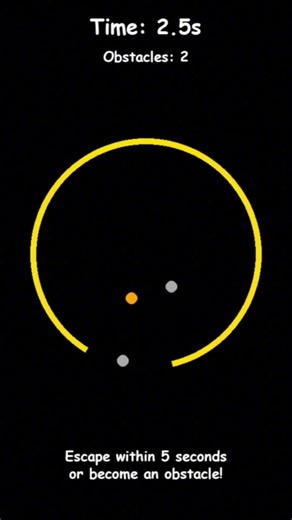 Can You Escape in 5 Seconds? Challenging Ball Escape Game!