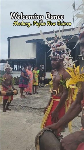 Welcoming Dance Madang Papua New Guinea 🇵🇬 | Beautiful Madang 🌴🌺 #shorts #videoshort #short