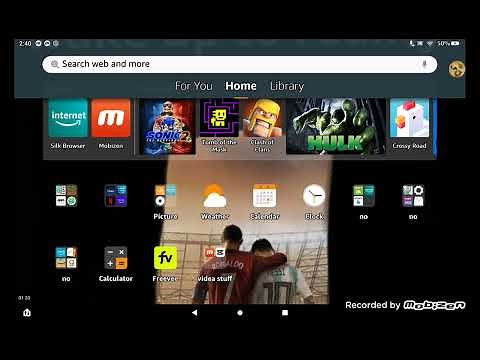 how to get capcut and mobizen on amazon fire tablet