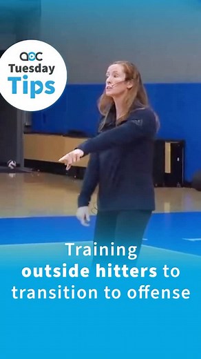 3K views · 255 reactions | Tuesday Tips ✍️ How to get your outside hitters to work harder transitioning off the net! Check out one of Nancy Dorsey’s favorite drills to add to her practice  Follow the link for more progressions —> https://www.theartofcoachingvolleyball.com/training-outside-hitters-to-transition-to-offense/ #volleyball #aocvolleyball #coachingtips #tuesdaytips | The Art of Coaching Volleyball | Facebook
