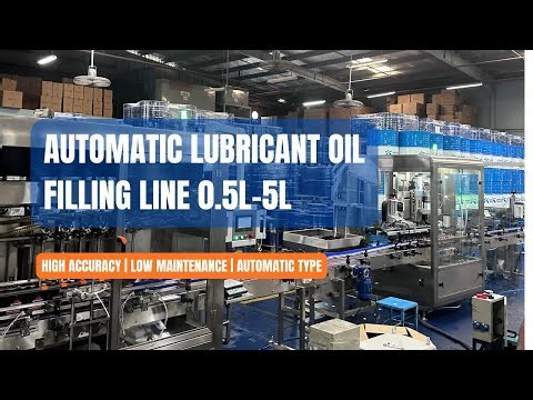 Automatic Lubricant Oil Filling Line for Engine Oil & Industrial Lubricants | 2000 BPH