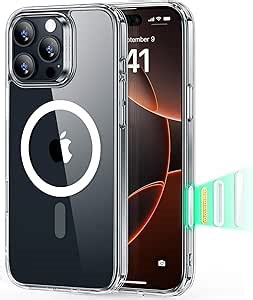 ESR for iPhone 16 Pro Max Case for MagSafe, Camera Control, Clear | Anti-Yellowing, Ultra Slim, 3X Military-Grade Drop Protection, Magnetic Phone Case, Impact Absorbing