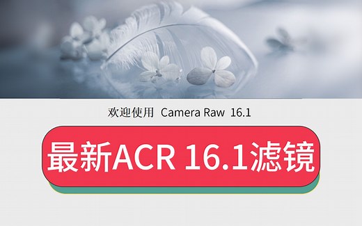 【附公开下载链接】ACR滤镜怎么更新最新版本Camera Raw 16.1插件安装包新功能讲解RAW文件打不开怎么办教程