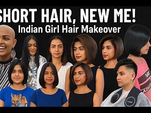 SHOCKING Short Hair Makeovers! Indian Girls Go BOLD with Bobs & Layered Cuts | Indian Woman Haircuts