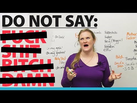 How not to swear!