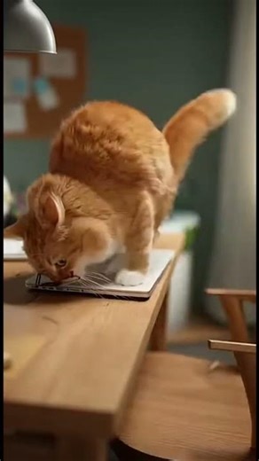 Cat So Stressed From Work It Completely Breaks Down #funny