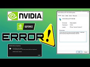How To Fix Nvidia Geforce Experience Error Eroblem | Error Code 0x0003