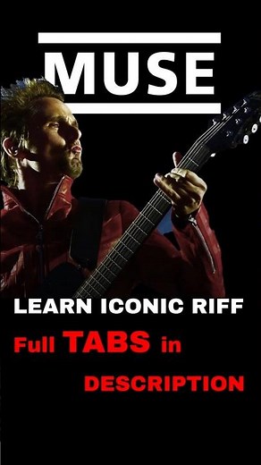 🔥 Learn This Iconic Riff | MUSE – Plug In Baby (Full TAB in Description)