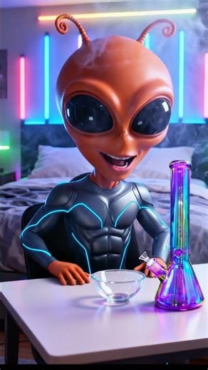 Alien vs. Bong: Cosmic Curiosity Gone Wild