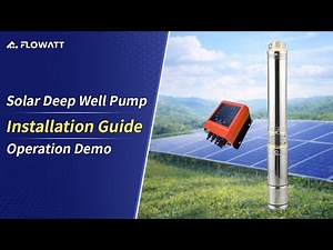 Solar Deep Well Pump User Guide | Controller Wiring, Pumping Setup & Water Level Sensor