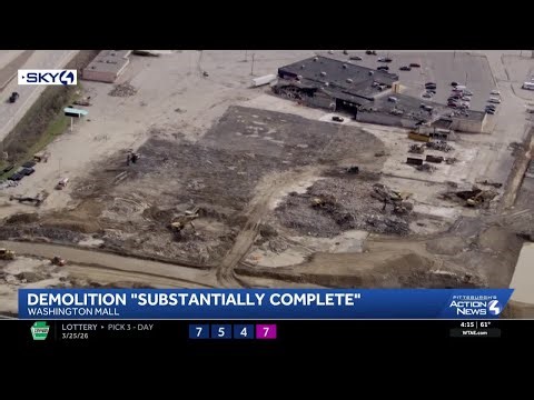 Washington Mall demolition "substantially complete"