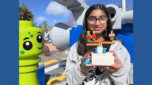 San Marcos elementary students design their own coaster, preview Legoland's new roller coaster