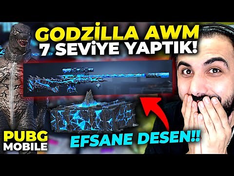 YENİ GODZİLLA AWM GELDİ!! 😮 7 SEVİYE FULLEDİK E-F-S-A-N-E | PUBG MOBILE