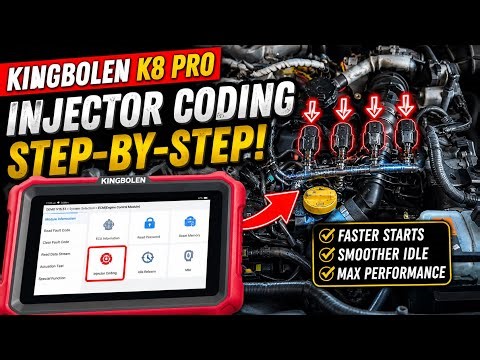 Injector Coding Made EASY with KINGBOLEN K8 PRO!