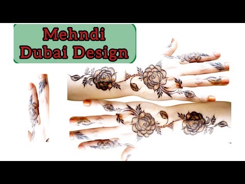 😍Dubai Style Mehndi Design | Easy & Beautiful HennaDesign For Beginners | How To Apply Mehndi Design