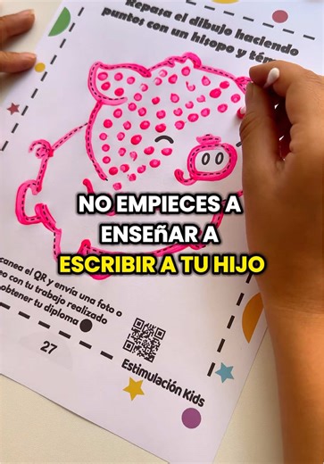 Ejercicios Previos para Enseñar a Escribir a Niños