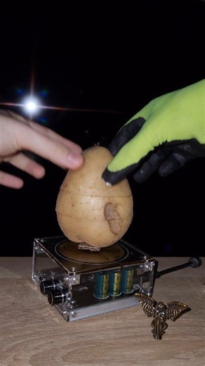 🥔 Project - potato energy #experiment #vegetables #physics | Life Tesla Coil