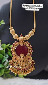 Onam Special Collections For orders please send a message to inbox or Whatsapp at 917025367470 [Onam Collections, Pendent Chain, Lakshmi Mala, Kerala Jewellery, palaka Mala] | Advaita - Handcrafted Jewellery