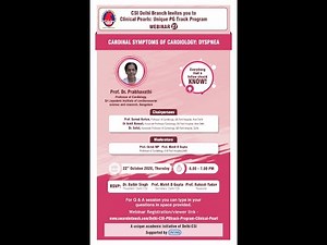 Cardinal Symptoms in Cardiology: Dyspnea Prof Prabhawati