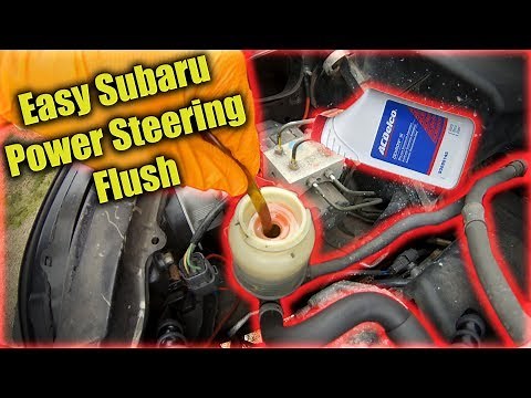 Easy Subaru Power Steering Flush
