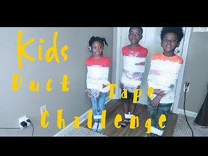 HILARIOUS KIDS DUCT TAPE CHALLENGE